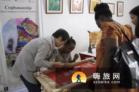 泉州非遗文化体验工作坊活动走进坦桑尼亚